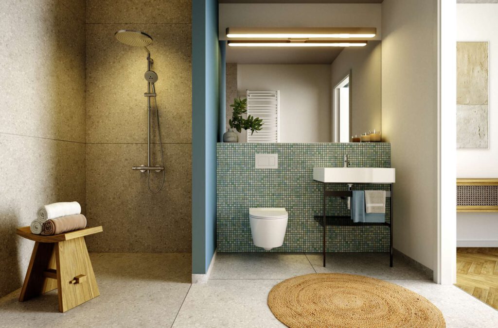 P14 Badezimmer WE13_2 - Visualisierung